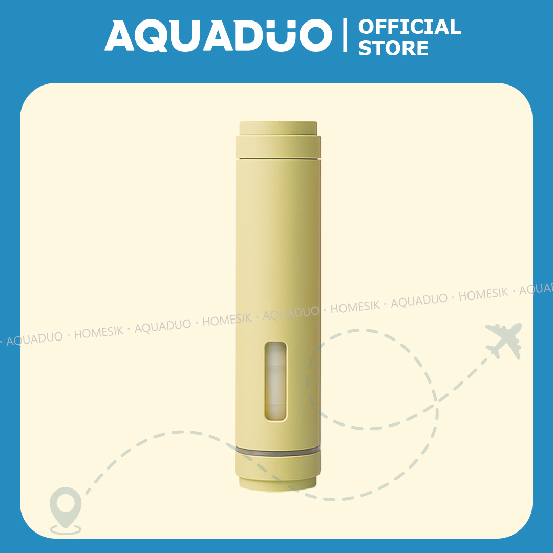 Travel Stick Showerhead - Butter (with 1 Sediment Filter & 1 Vitamin Filter) TRA-BT