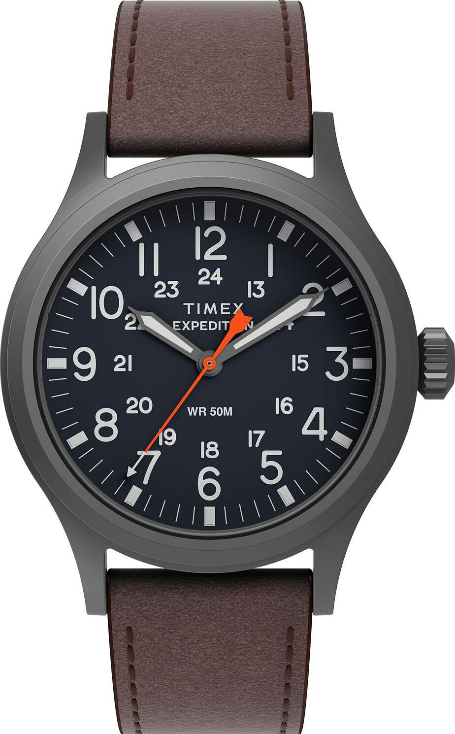 萬年鐘錶 - TIMEX 天美時 Expedition Scout  休閒探險家皮革錶帶男錶 TW2Y63100 錶徑40MM