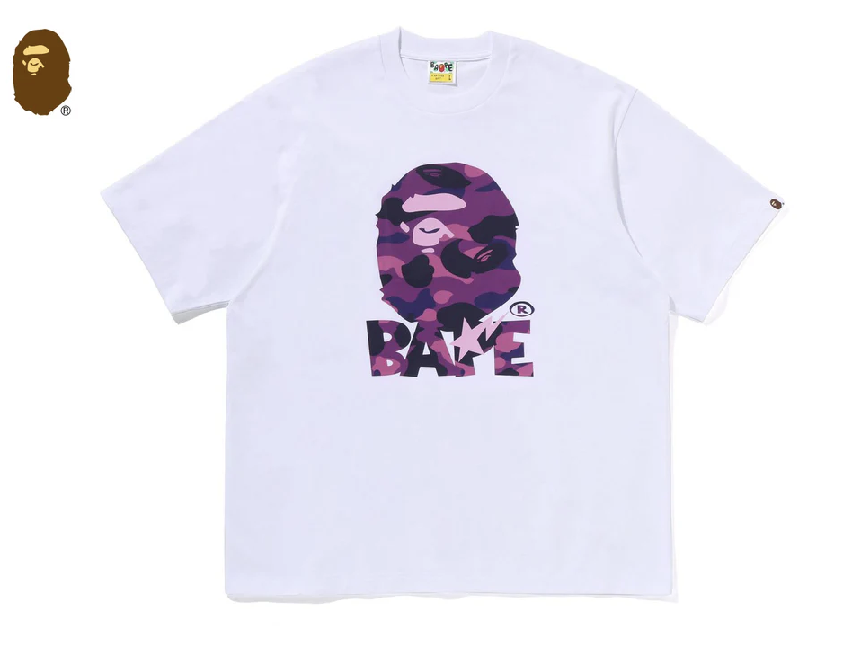 【BAPE男生】0418 發售 寬版COLOR CAMO APE HEAD RELAXED FIT TEE