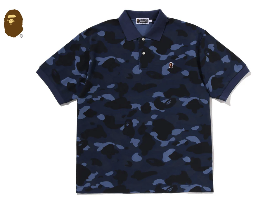 【BAPE男生】0418 發售 寬版COLOR CAMO ONE POINT RELAXED FIT POLO