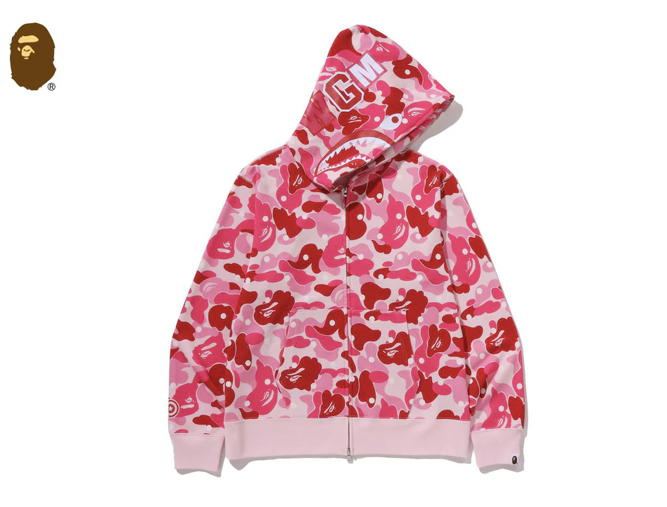 【BAPE男生】0418 發售 ABC DOT SHARK FULL ZIP HOODIE