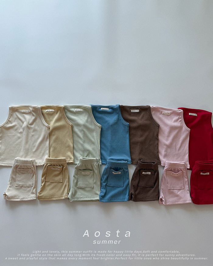 正韓夏AOSTA 七色七天布標短褲