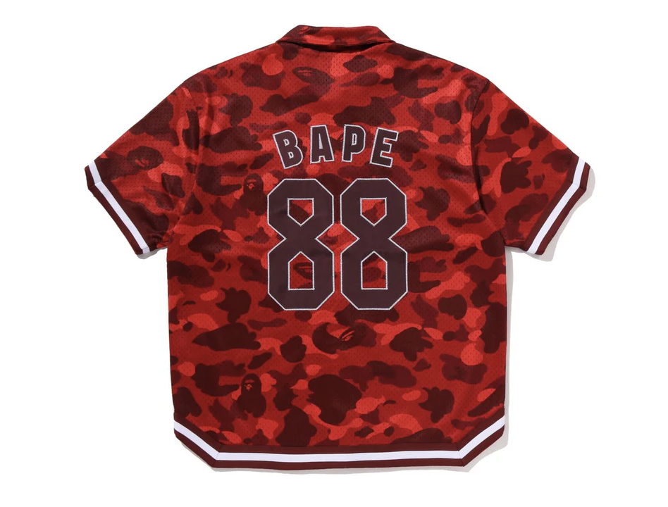 【BAPE男生】0418 發售 寬版 COLOR CAMO WARM UP SS SHIRT