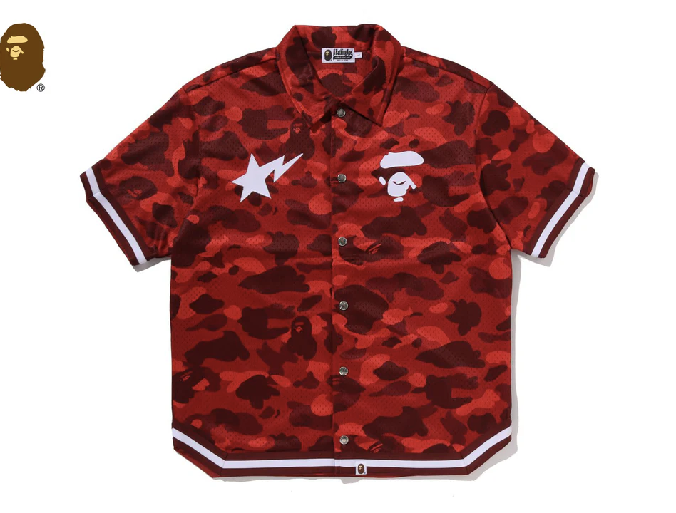 【BAPE男生】0418 發售 寬版 COLOR CAMO WARM UP SS SHIRT