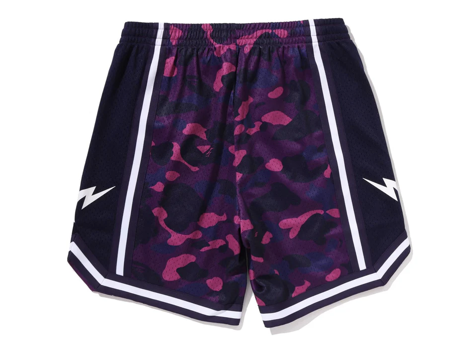 【BAPE男生】0418 發售 寬版COLOR CAMO MESH RELAXED FIT SHORTS