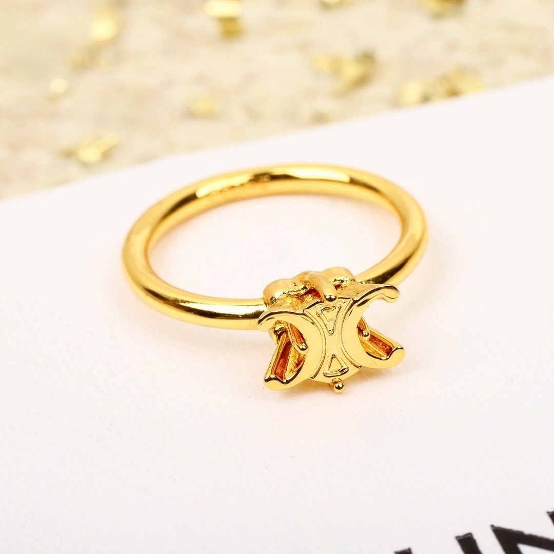 18k”ce金鑽凱旋門紙杯蛋糕”高奢定製戒指