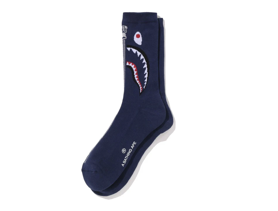 【BAPE配件】0418 發售 SHARK JACQUARD SOCKS