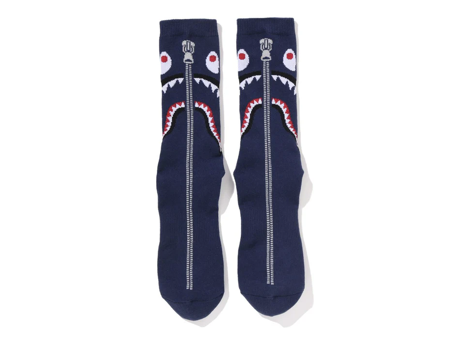 【BAPE配件】0418 發售 SHARK JACQUARD SOCKS