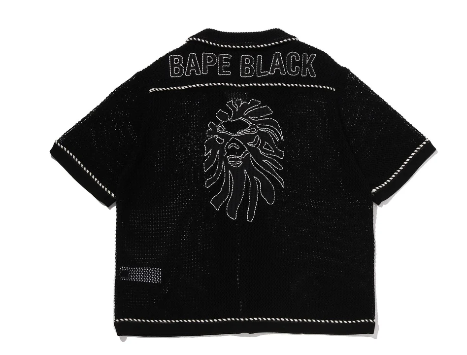 【BAPE BLACK】0418 發售 BAPE BLACK 2 HEADED BAPE CROCHET SET #1