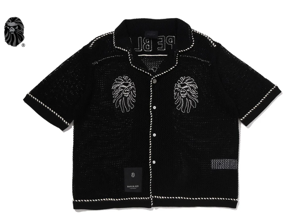【BAPE BLACK】0418 發售 BAPE BLACK 2 HEADED BAPE CROCHET SET #1