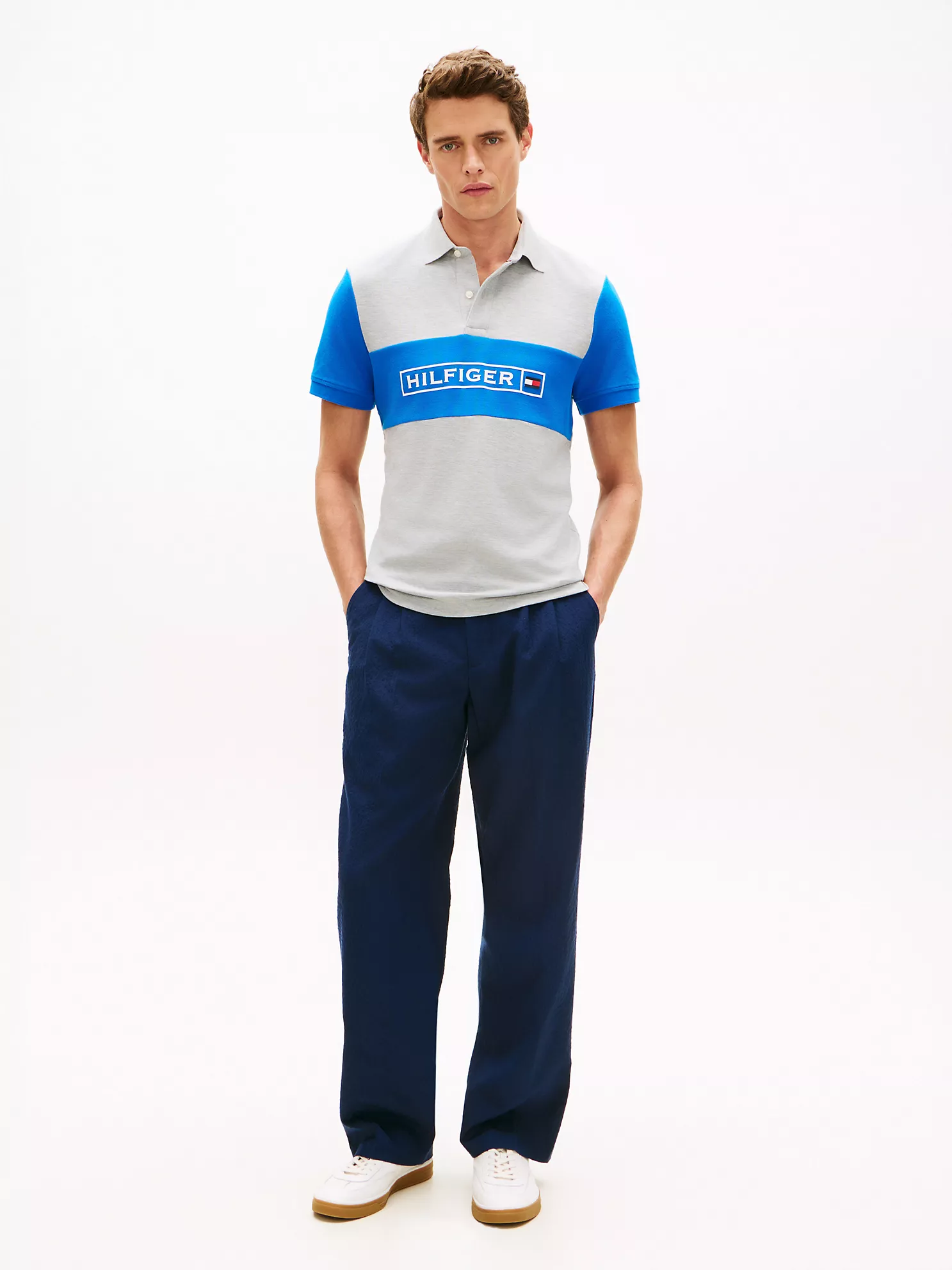 【預購】TOMMY HILFIGER H041713 男裝 Regular Fit 吸濕排汗網眼 Polo 衫