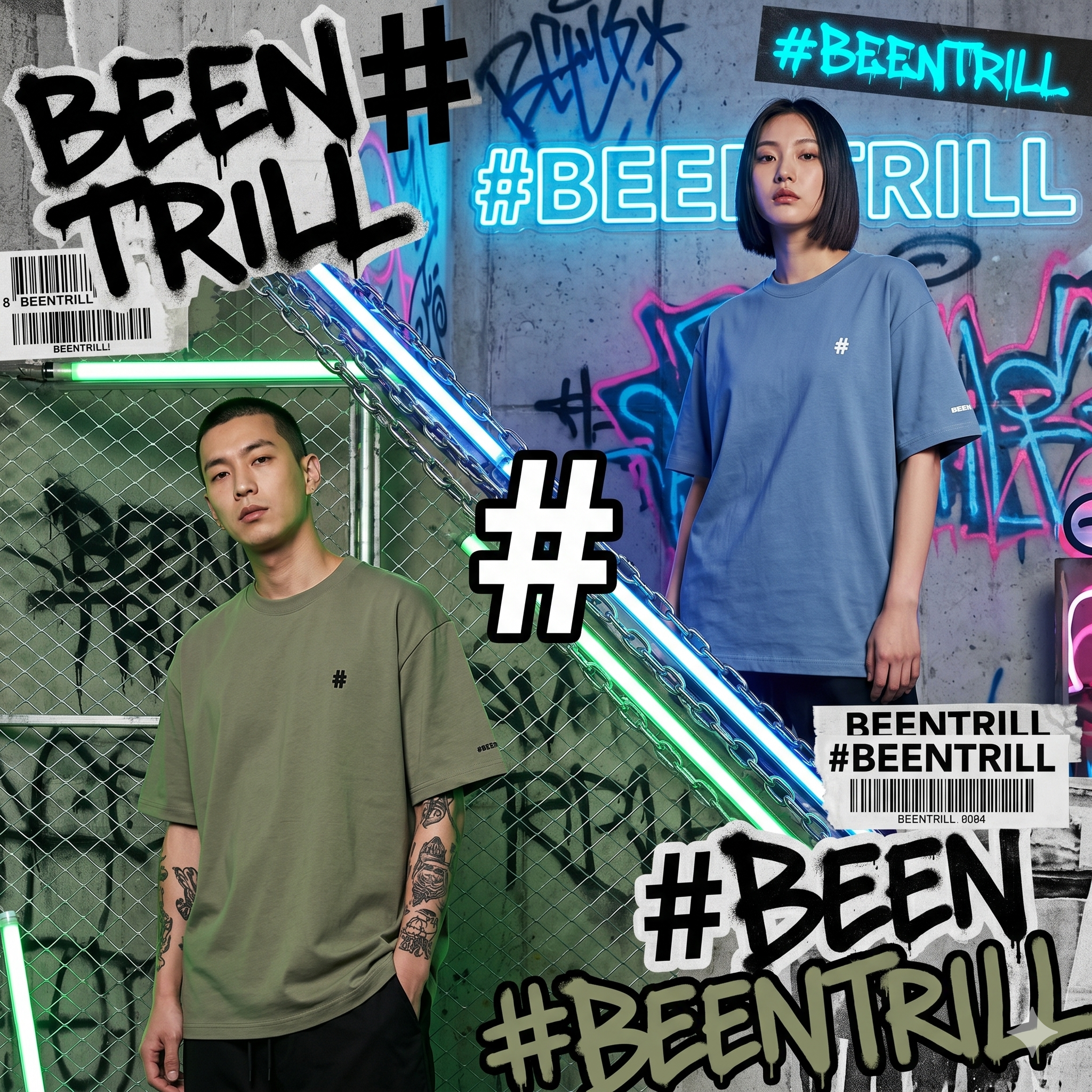 【直播】BEENTRILL LX0415606 小LOGO短袖上衣 (BA262TS025)