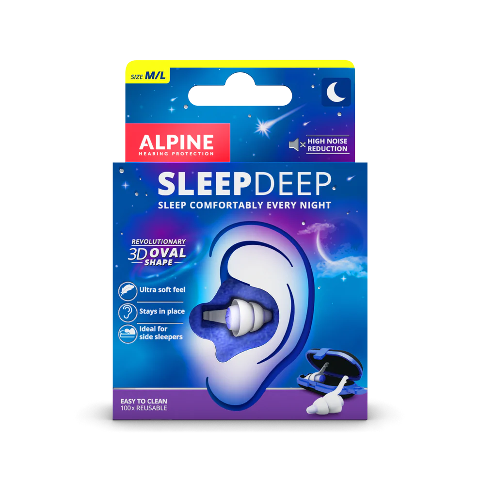 荷蘭頂尖 ALPINE  SleepDeep 舒眠隔音耳塞 【 深層睡眠必備品 】