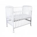 Minimoto 馬來西亞KSK優質船木迷你細床 (送YB3314床褥) (101.6cm x 60.9cm)  YB2829  -白色