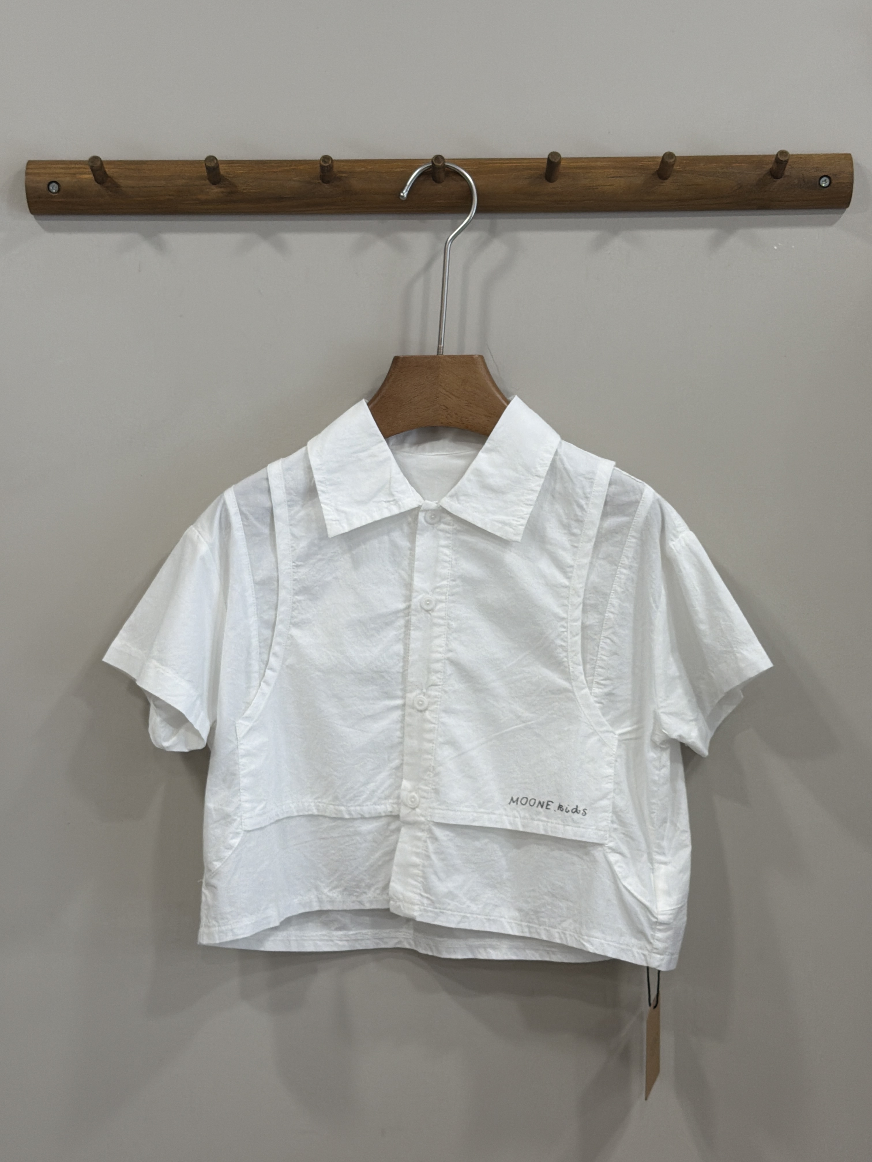 A04886子母短袖襯衫