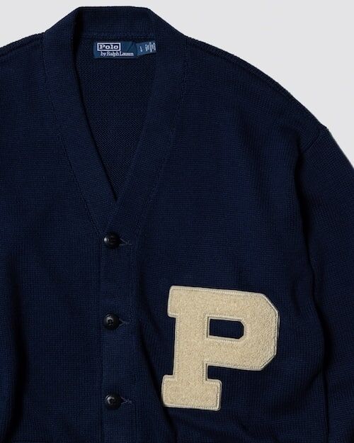 【POLO BEAMS】0418 發售LS V-NECK VARSITY CARDIGAN