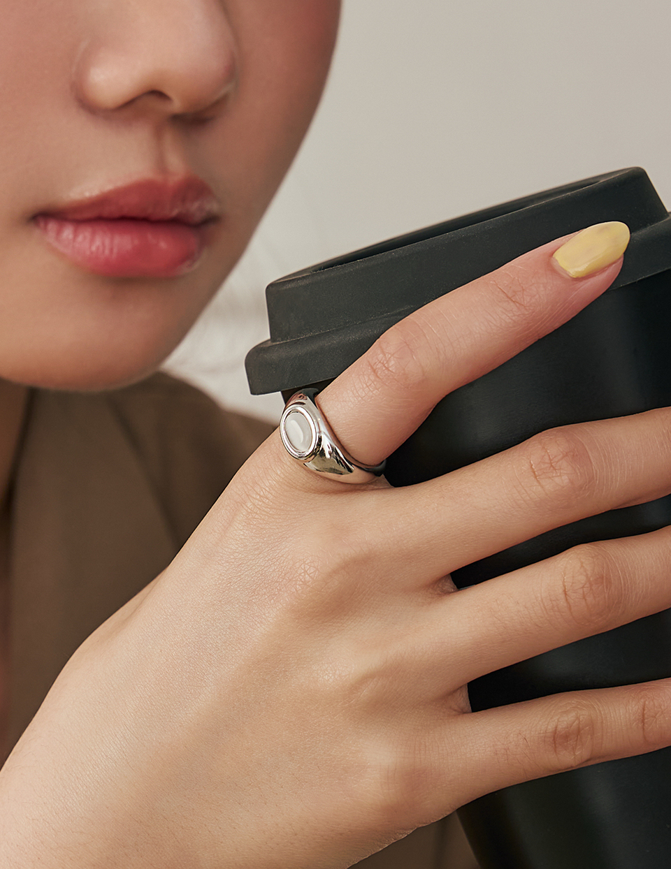 月光貓眼石戒指