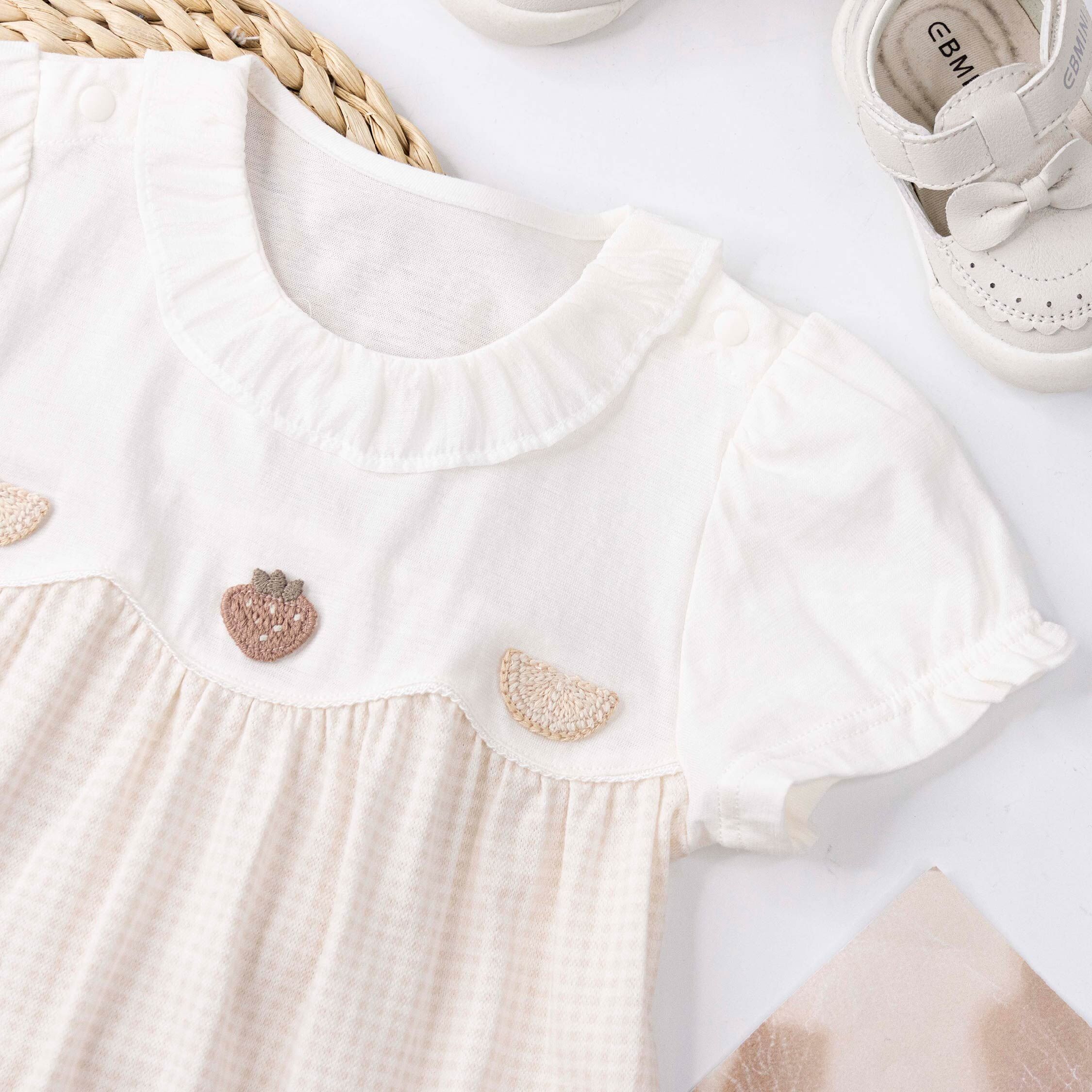 純淨系列 可口編織水果包屁衣 (T6013)