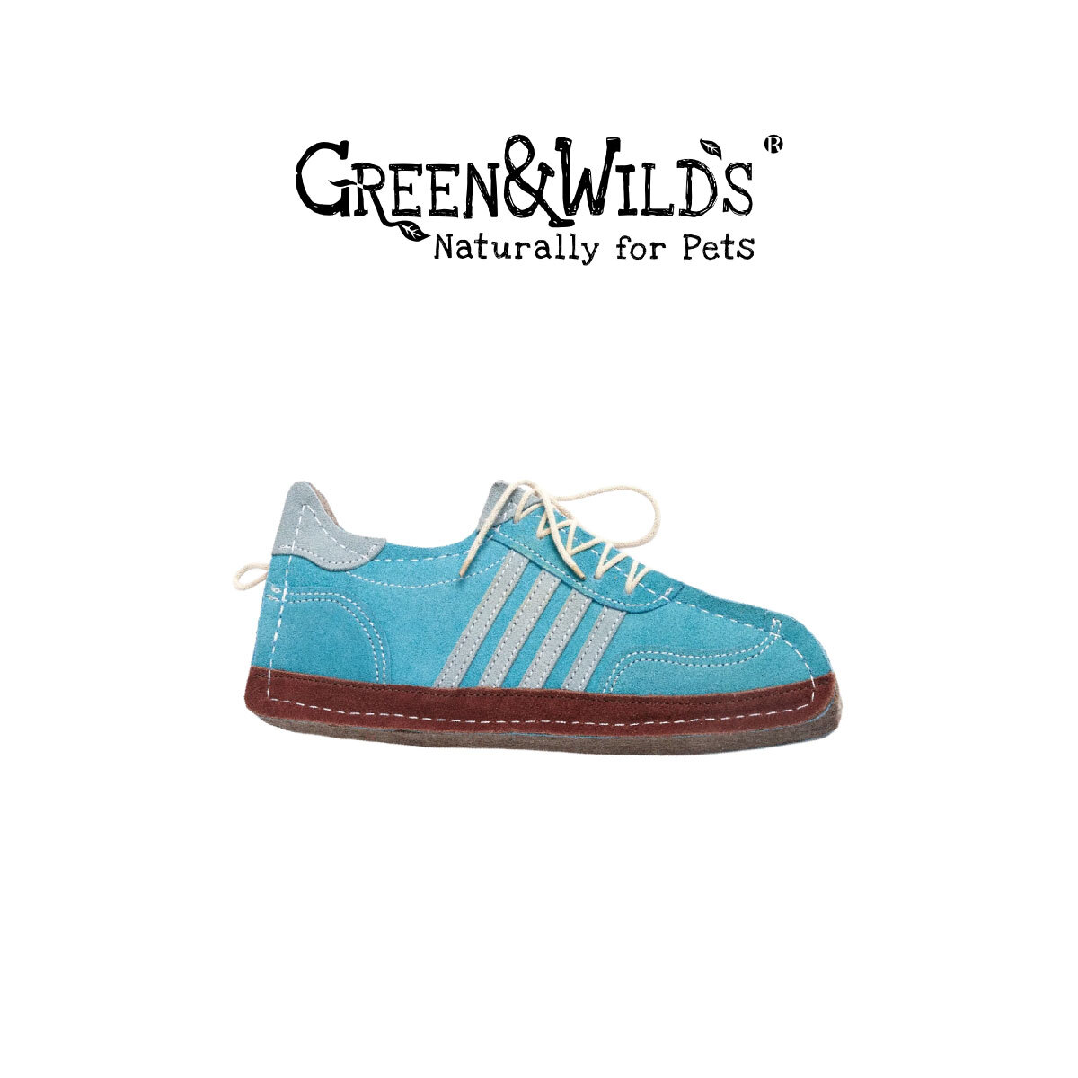 藍色布鞋 - 天然犬用啃咬玩具｜英國 GREEN & WILDS