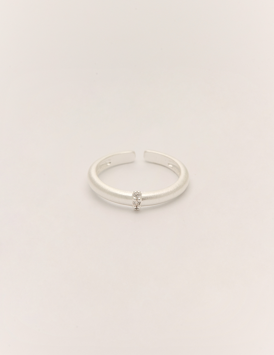 經典單鑽可調式戒指
