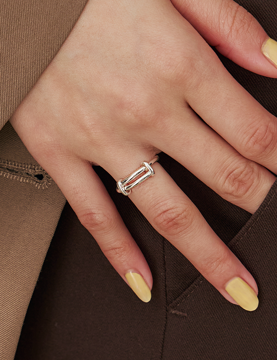 極簡線條戒指