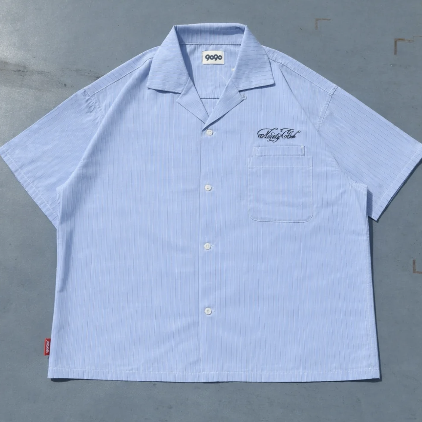 【9090】0418發售Ninety Club 條紋短袖襯衫