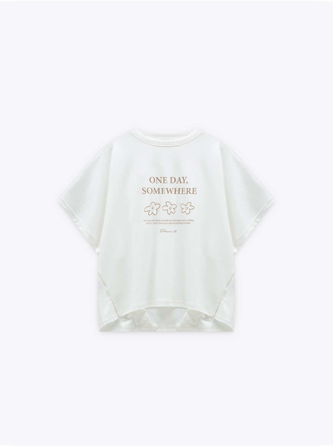 軟軟兔發泡花花T恤