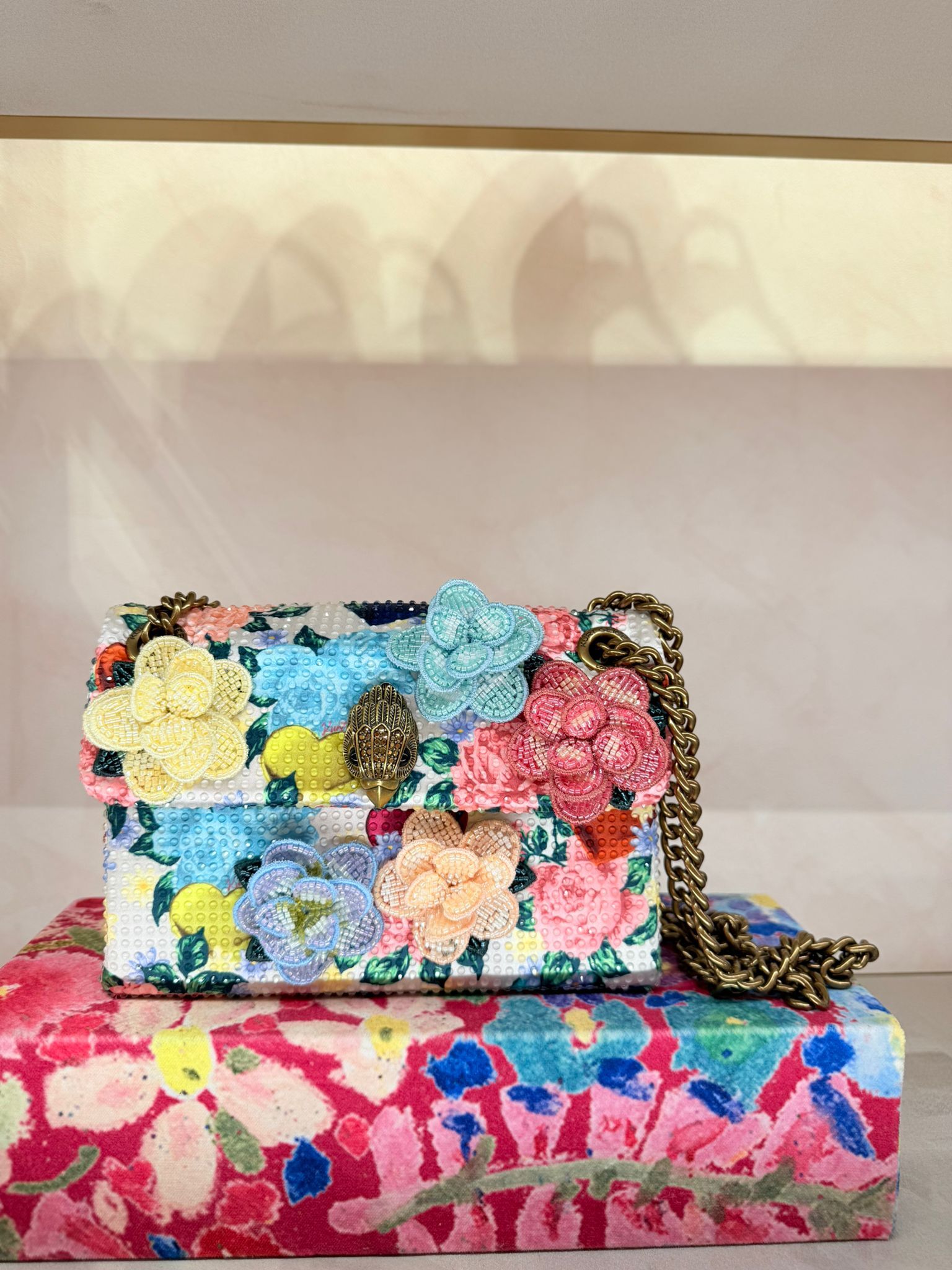 英國代購 - KG Kurt Geiger MINI KENSINGTON FLOWER BAG