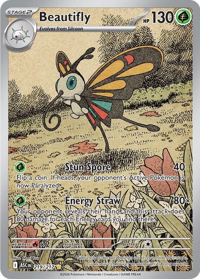 【ASCEN 219/217 -】Beautifly #219 Pokemon Ascended Heroes