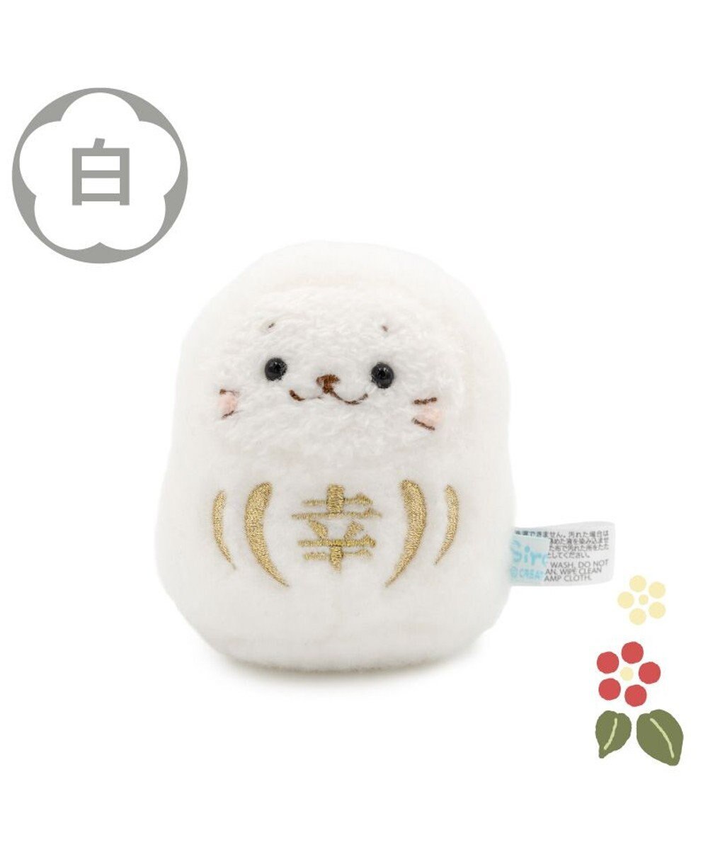 Sirotan 絨毛娃娃 幸運達摩（白色）🤍小海豹招福御守