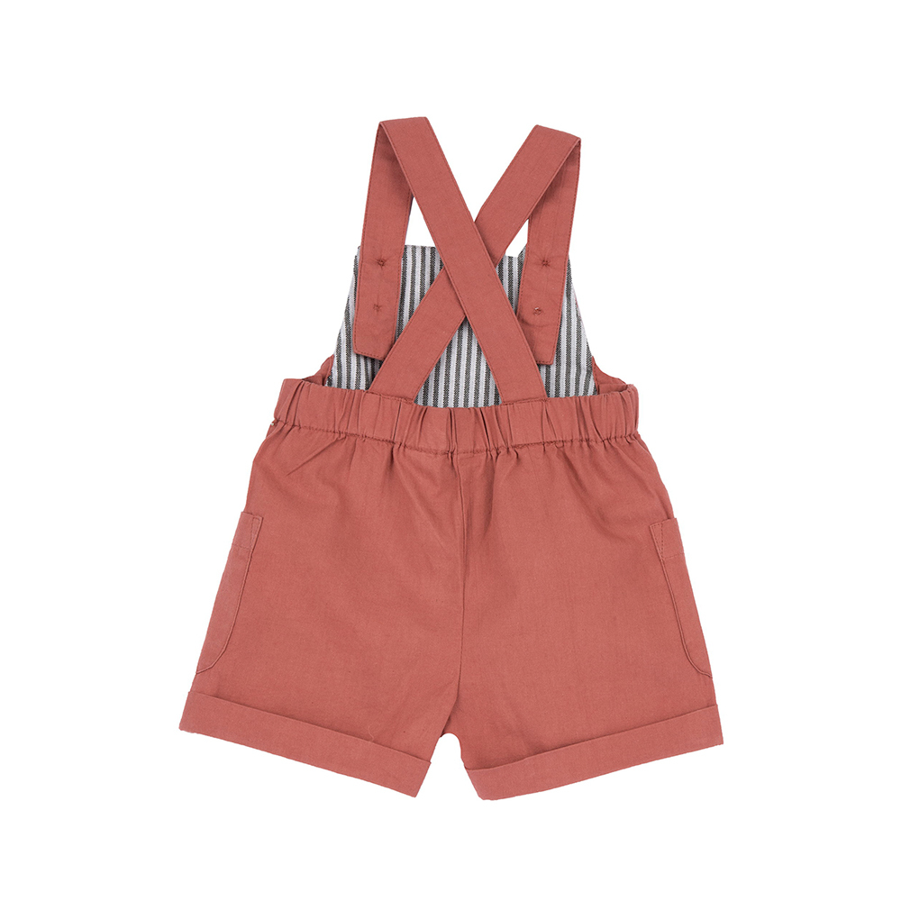 南非探險-立體獅子吊帶短褲