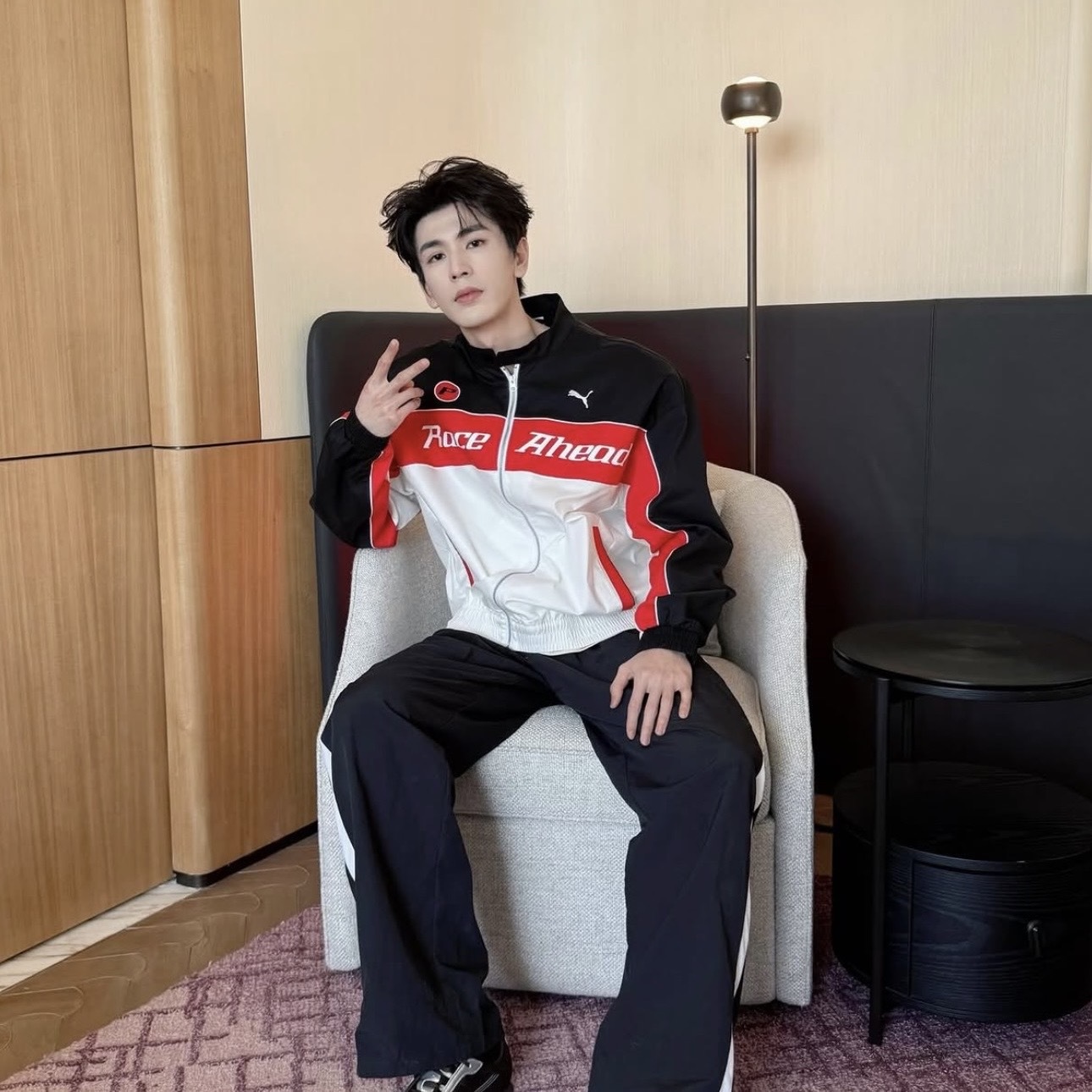 PUMA MOTO 賽車風 機車服 立領 外套 張凌赫同款 中性款 638606-02