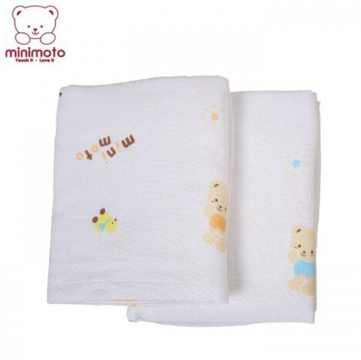 Minimoto 假日物語纱布竹纖维浴巾