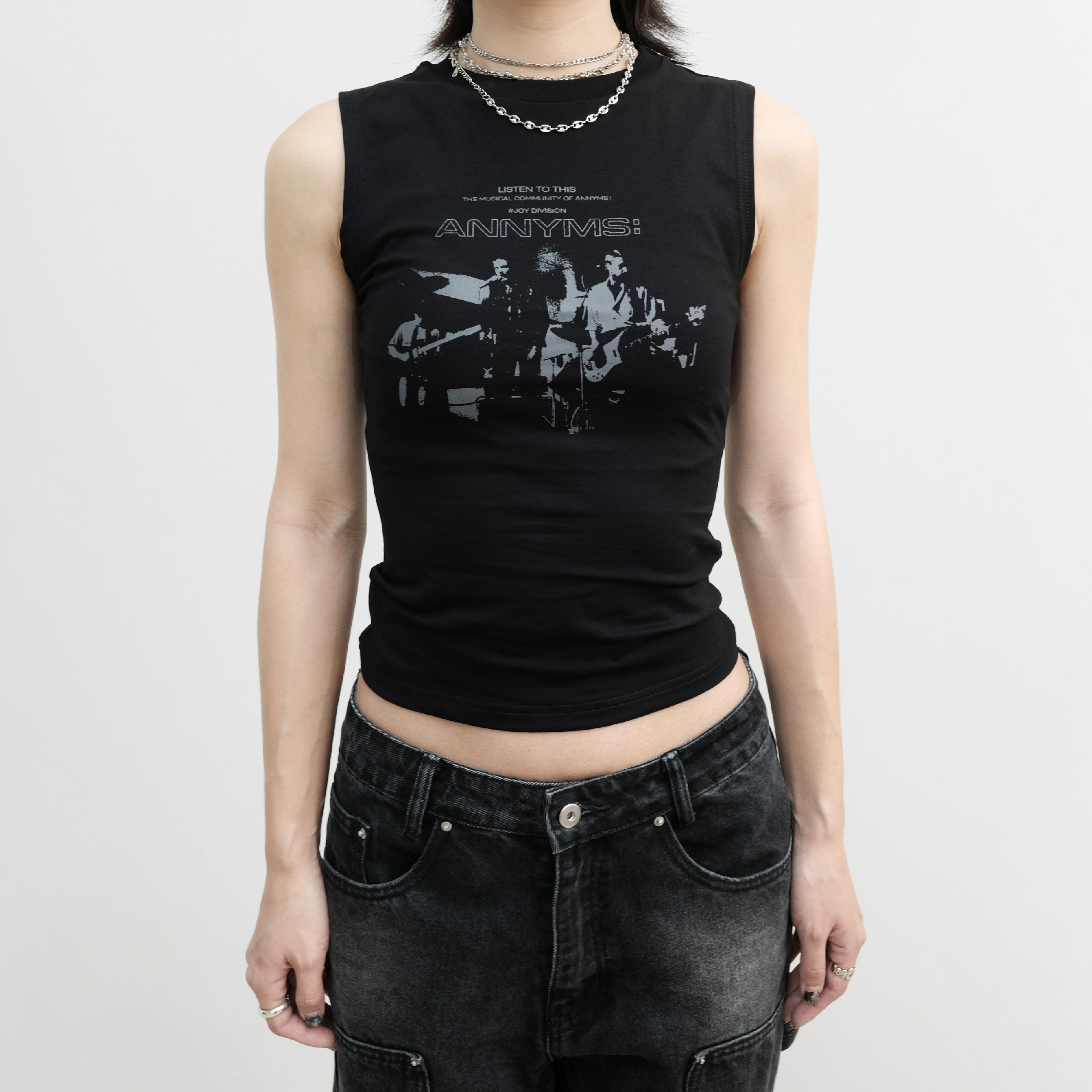 Anonymous Talking Fitted Top WMS 女裝貼身背心