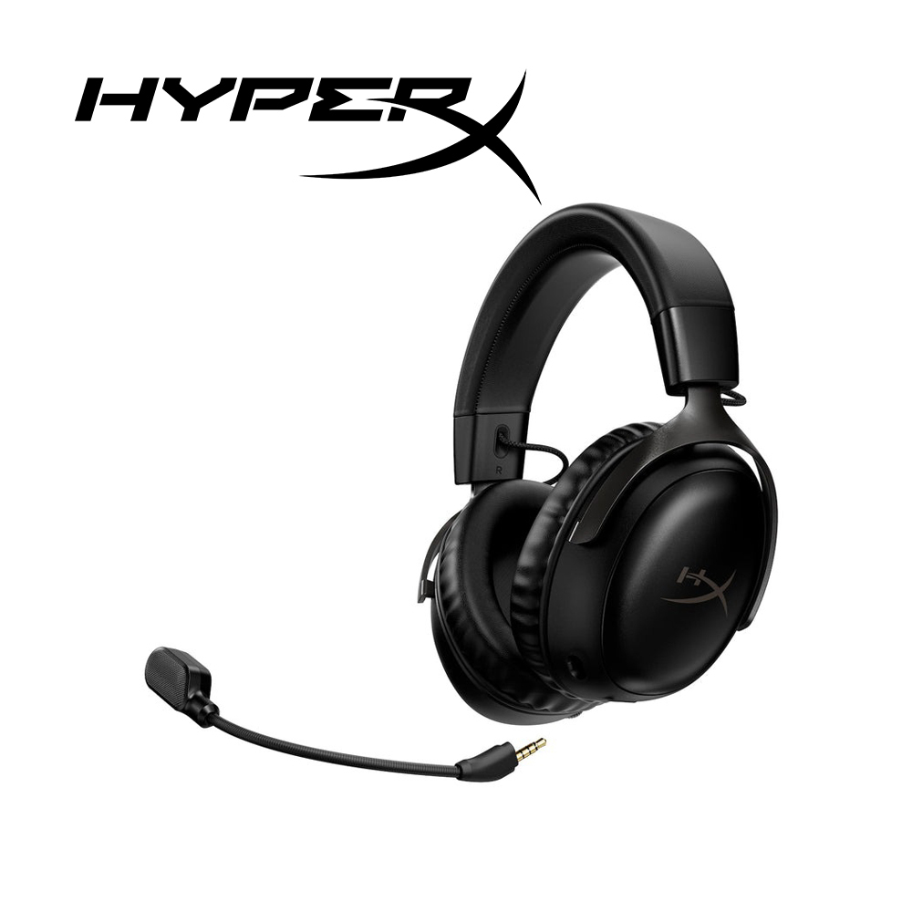 HyperX Cloud III Wireless颶風3 無線電競耳機-黑 (77Z45AA)