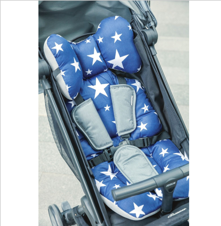 Minimoto 多用途坐墊(藍底白星星版)