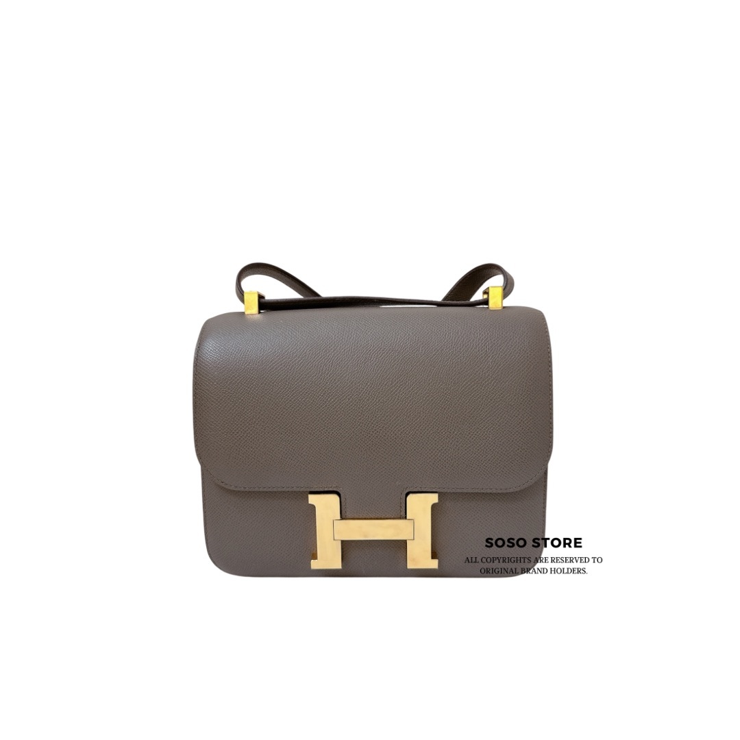 Hermes Constance Bag - Gris Etain / GHW