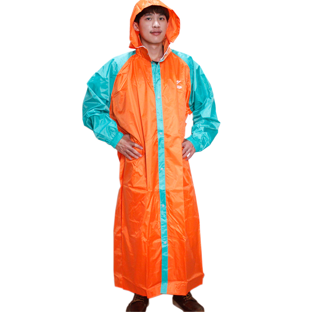 【破盤出清↘】JUMP 前開配色反光休閒風雨衣 破盤下殺 OMAX歐妹思購物網