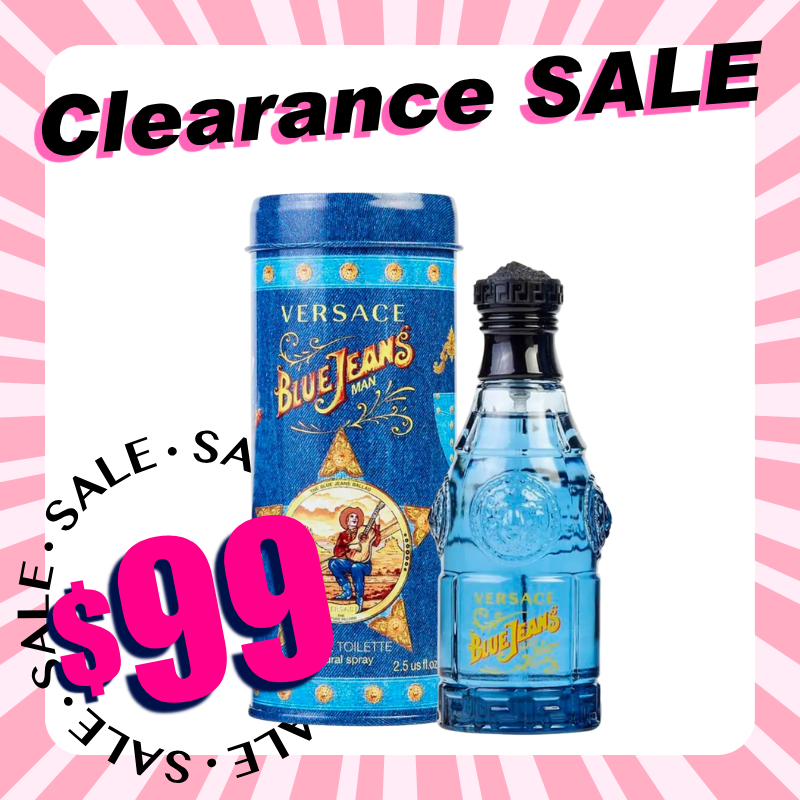 【開倉優惠】Versace 範思哲 藍色牛仔(藍可樂)男士淡香水 75ml (Barcode: 8018365260757)