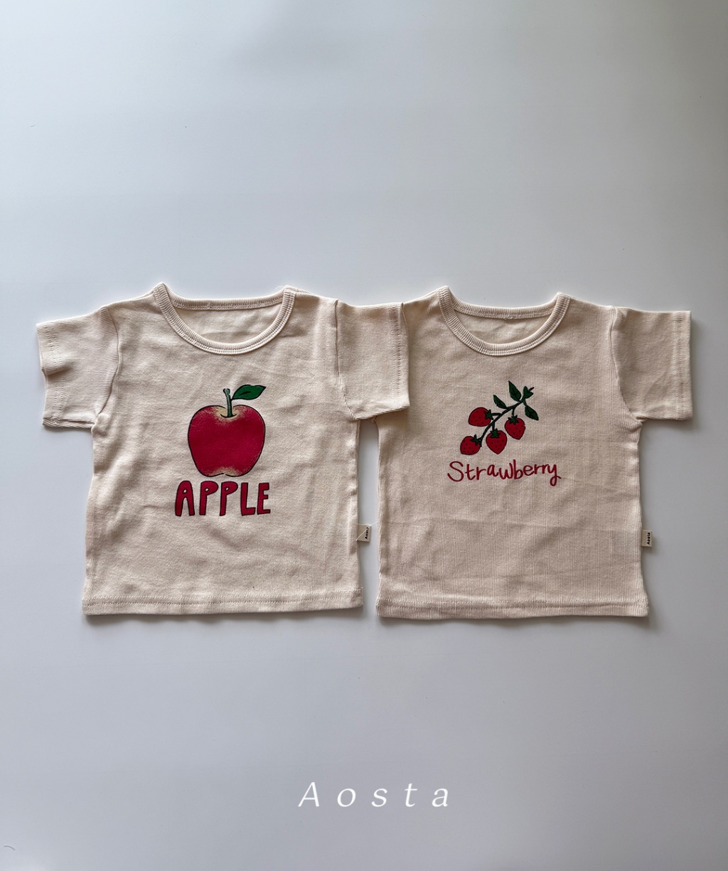 韓國🇰🇷Aosta 清爽水果T恤(S-XXL)