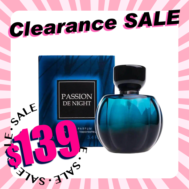 【開倉優惠】Fragrance World Passion De Night 中性濃香水 100ml (barcode:6291106481693)