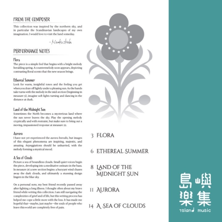 Aurora – 5 Original Piano Solos Inspired by the North