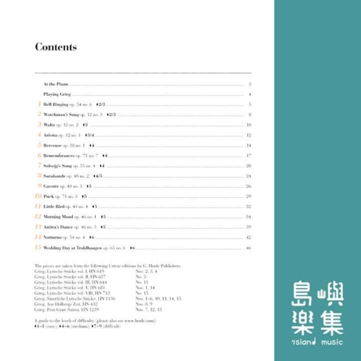 At The Piano - Grieg