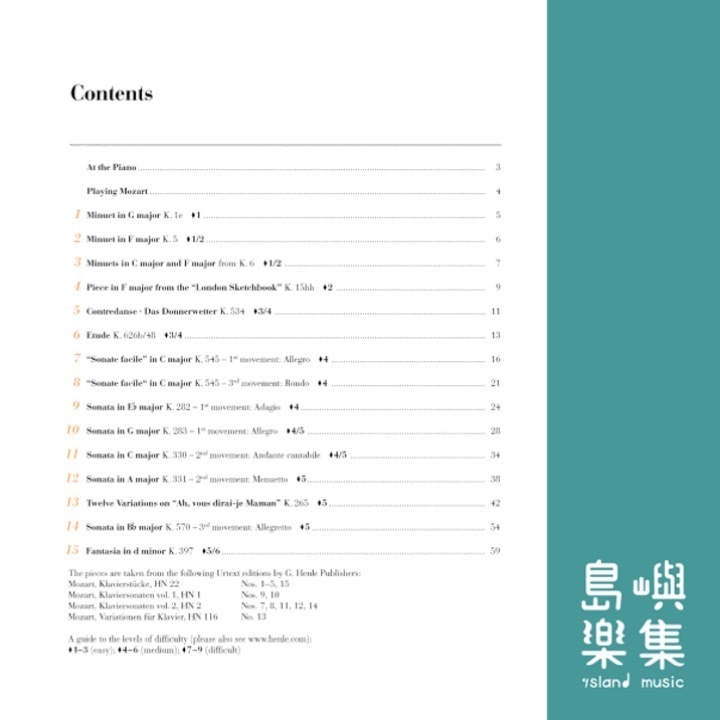 At The Piano - Mozart