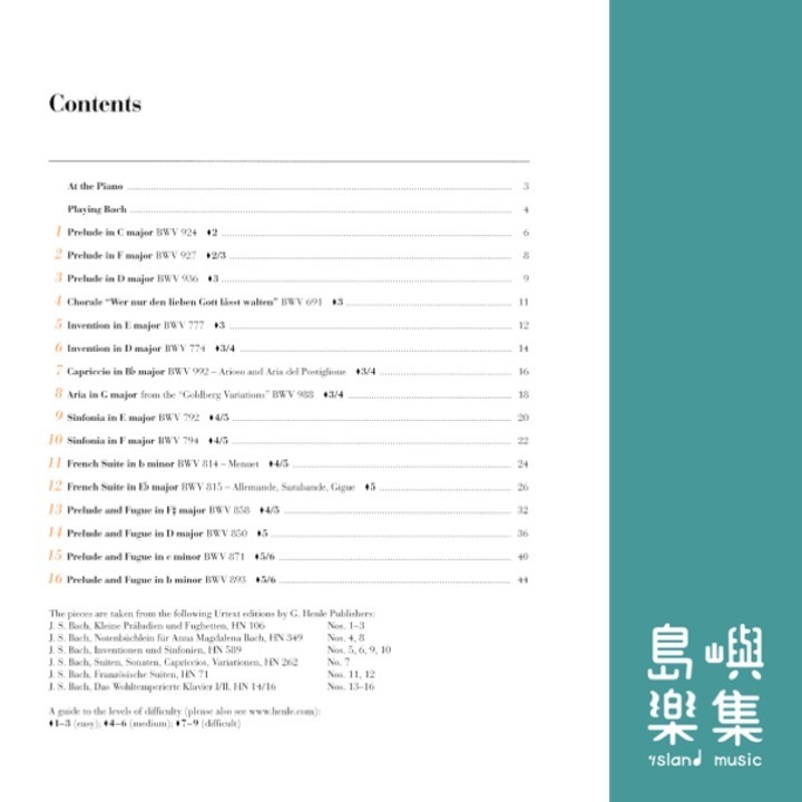 At The Piano - J. S. Bach