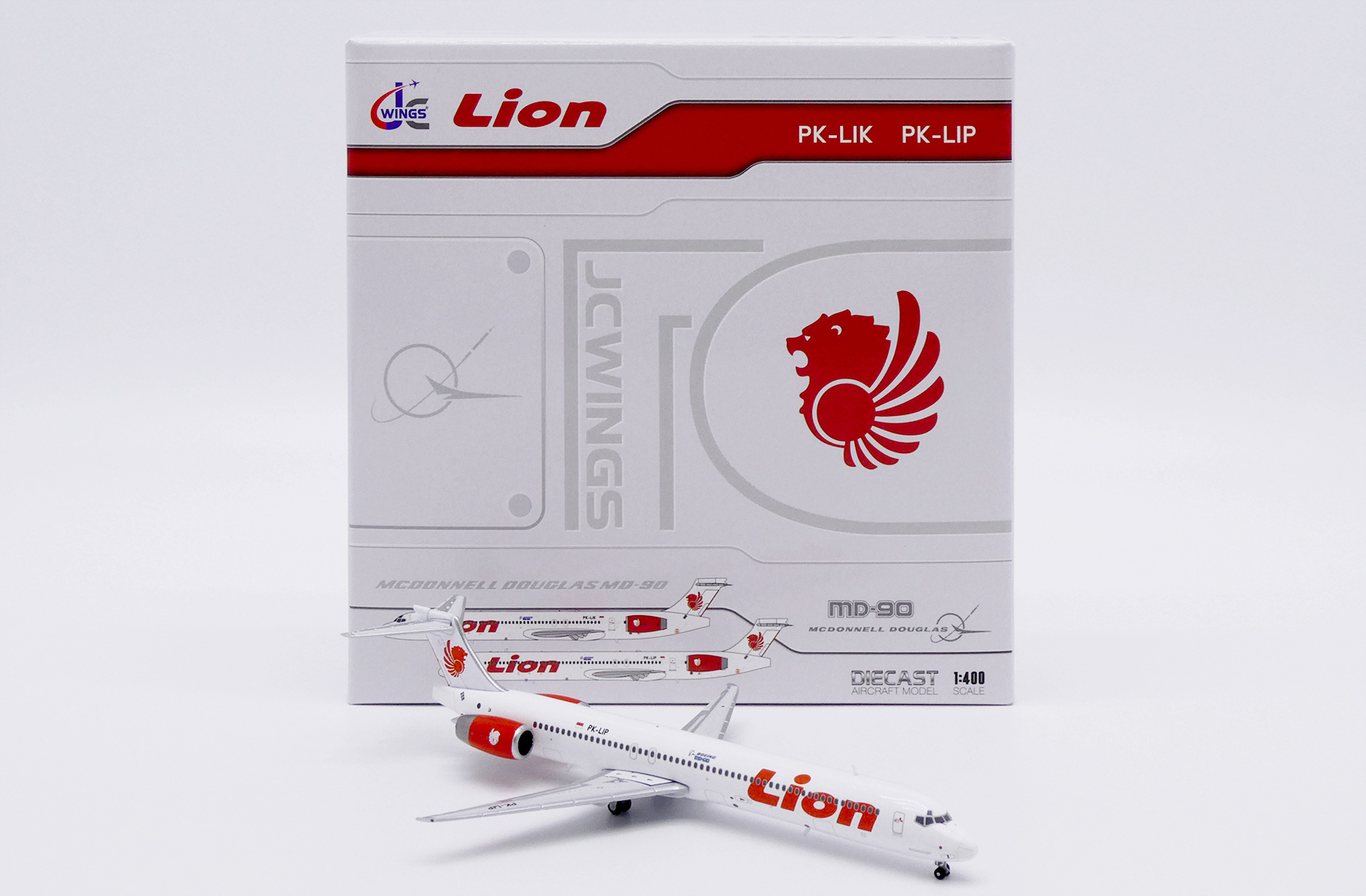 JCWINGS   1/400 獅航 MD-90 註冊號碼：PK-LIP