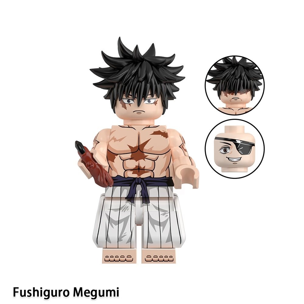 Jujutsu Kaisen Fushiguro Megumi Custom Minifigures Fit Lego WM6202 WM2871