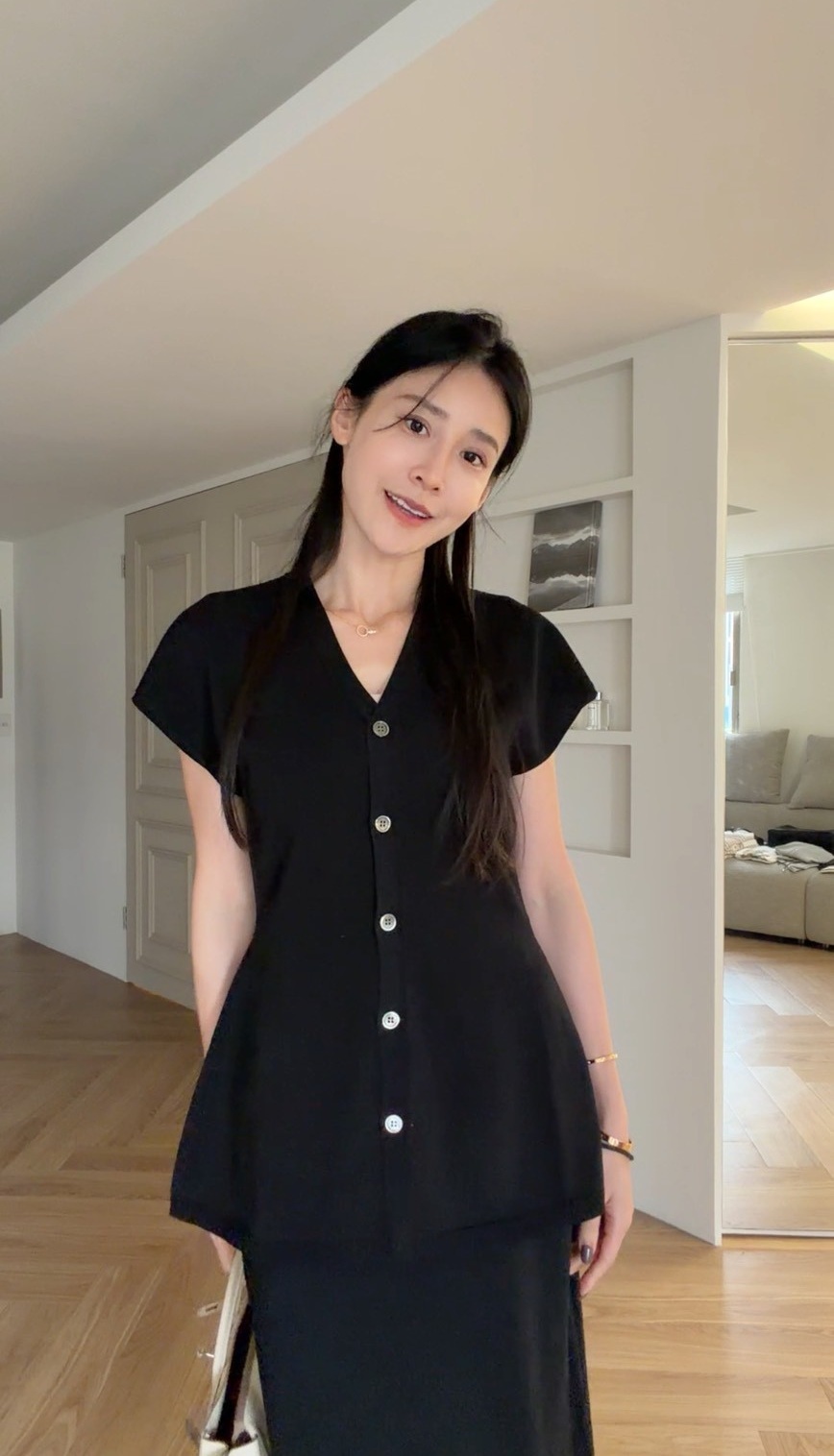 *必買套裝*｜韓國｜超修身收腰上衣＋直筒裙套裝