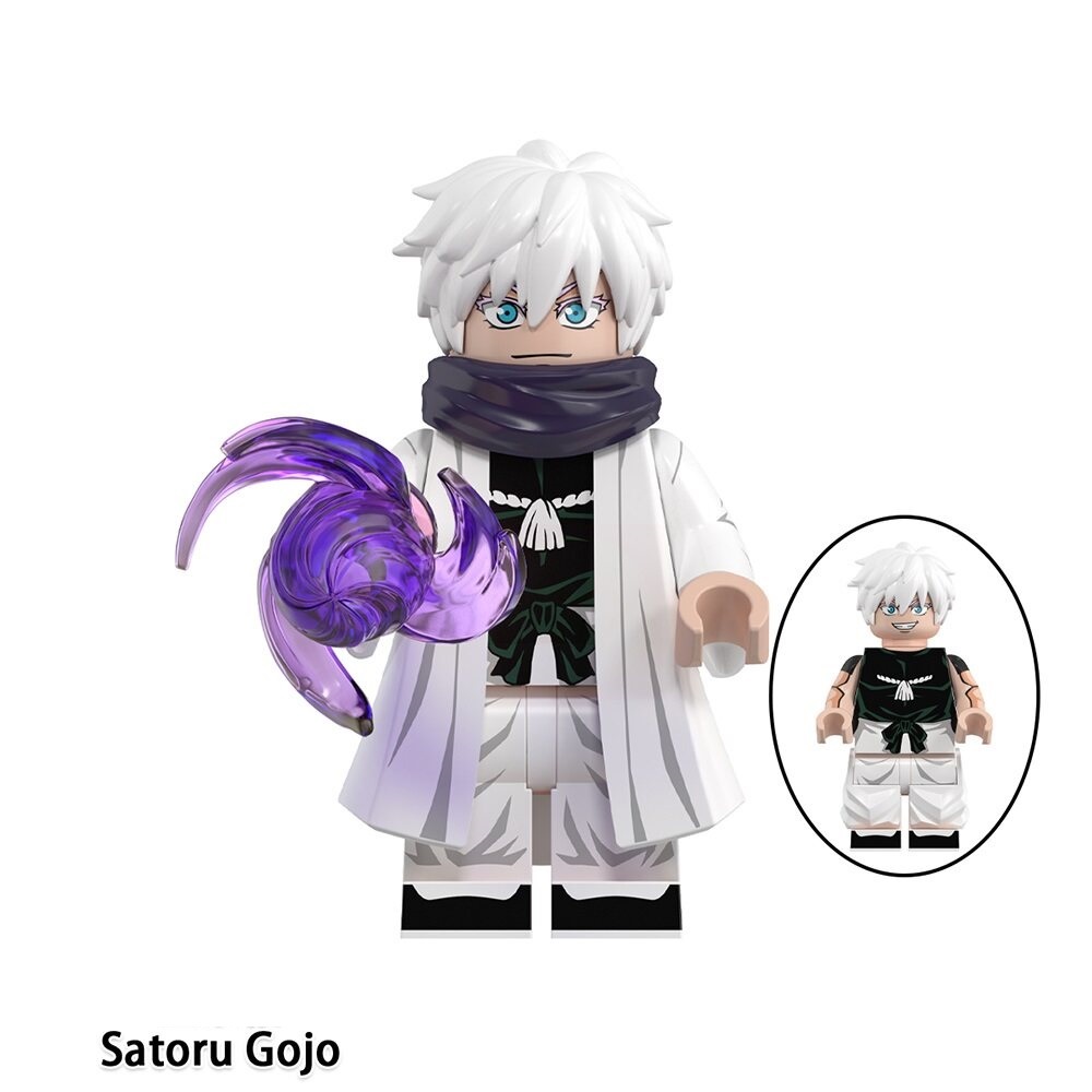 Jujutsu Kaisen Gojo Satoru Custom Minifigures Fit Lego WM6202 WM2873