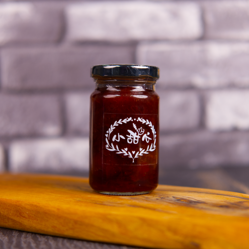 純粹草莓果醬｜使用台灣本產草莓製作 ｜小甜心手工果醬